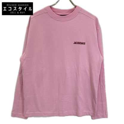 JACQUEMEUS ジャックムス 2680006246510 ピンク ロゴ ロングスリーブTシャツ トップス
