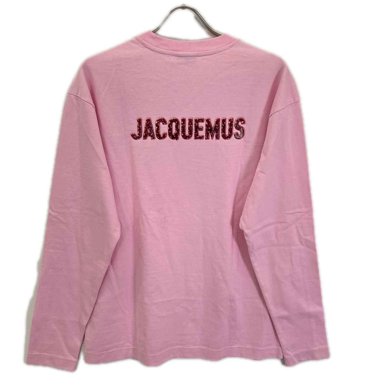 JACQUEMEUS ジャックムス 2680006246510 ピンク ロゴ ロングスリーブTシャツ トップス