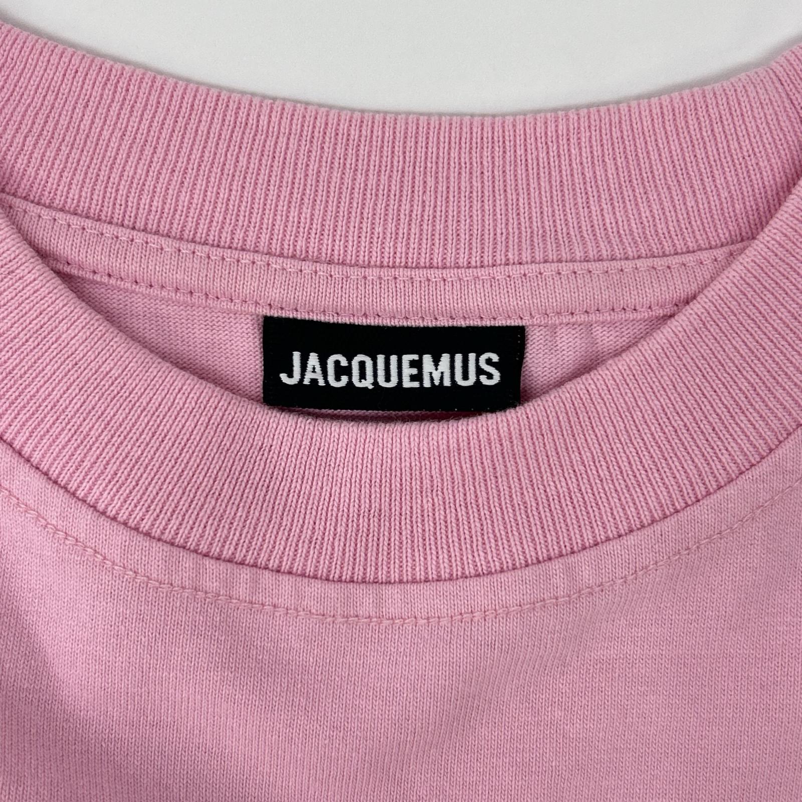 JACQUEMEUS ジャックムス 2680006246510 ピンク ロゴ ロングスリーブTシャツ トップス