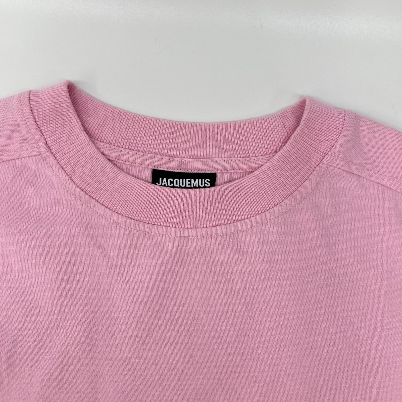 JACQUEMEUS ジャックムス 2680006246510 ピンク ロゴ ロングスリーブTシャツ トップス