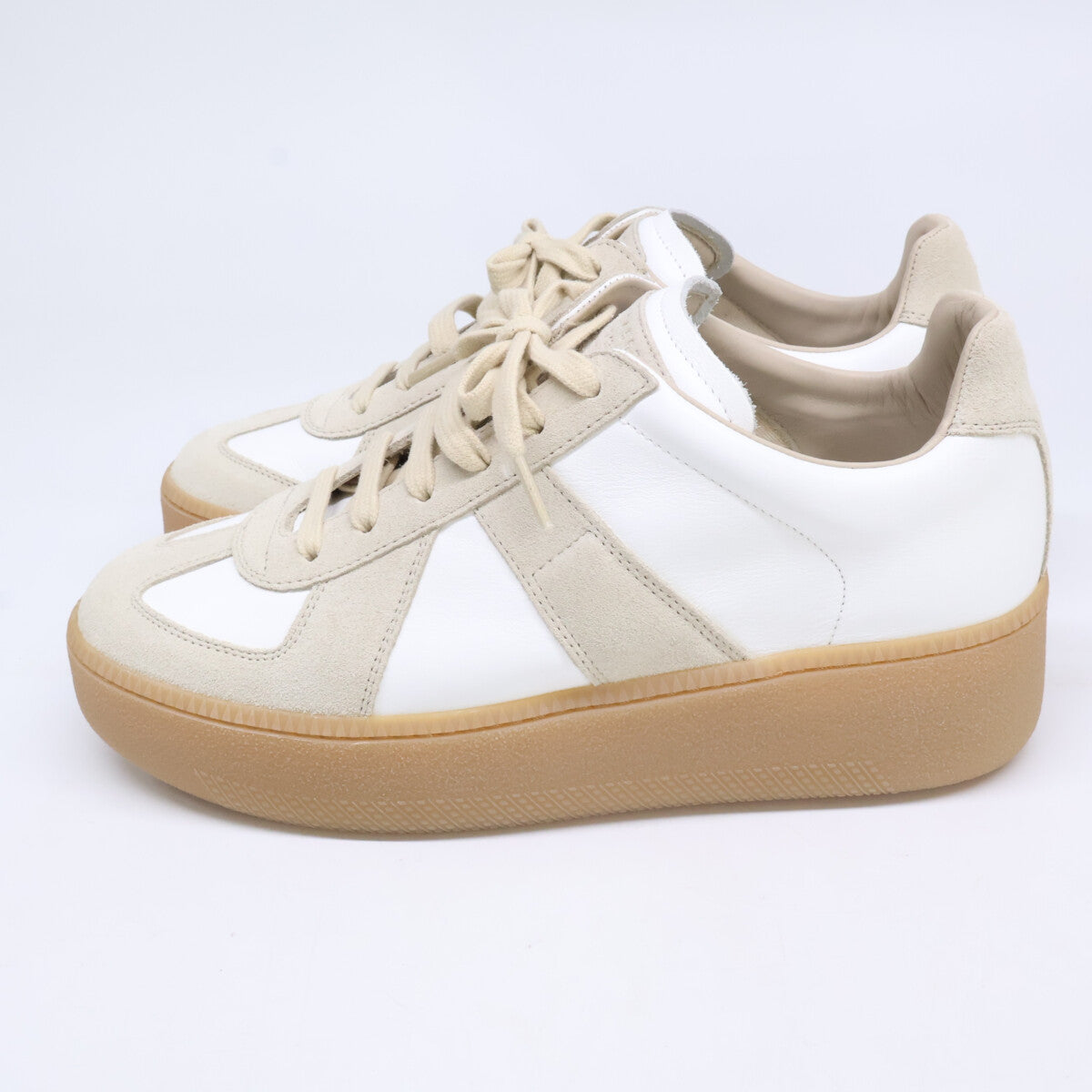 Maison margiela メゾンマルジェラ 【新品同様】22 26SS S58WS0282 P1895 H7938 レプリカ ウェッジ レザー/スエード スニーカー シューズ