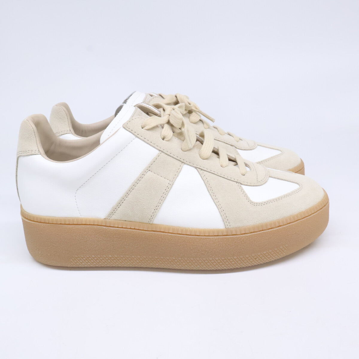 Maison margiela メゾンマルジェラ 【新品同様】22 26SS S58WS0282 P1895 H7938 レプリカ ウェッジ レザー/スエード スニーカー シューズ
