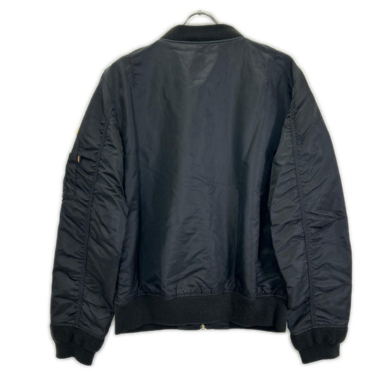 ALPHA INDUSTRIES アルファインダストリーズ TA0135-201 ブラック NASA ワッペン フライト MA-1 ジャケット ジャケット