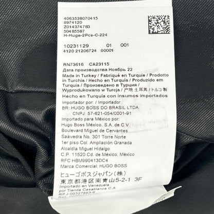 BOSS ボス 10231129 ブラック スーツ セットアップ スーツ セットアップ