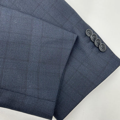 HUGOBOSS ヒューゴボス 10237570 ネイビー グレンチェック スーツセットアップ スーツ セットアップ