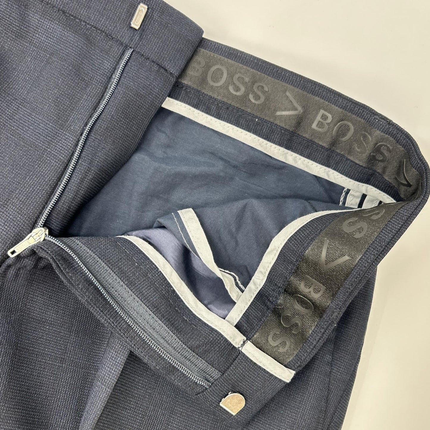 HUGOBOSS ヒューゴボス 10237570 ネイビー グレンチェック スーツセットアップ スーツ セットアップ