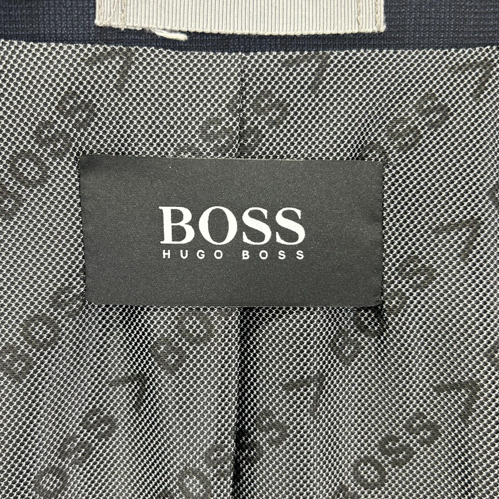 HUGOBOSS ヒューゴボス 10237570 ネイビー グレンチェック スーツセットアップ スーツ セットアップ