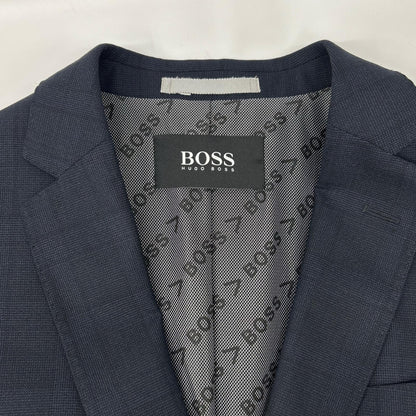 HUGOBOSS ヒューゴボス 10237570 ネイビー グレンチェック スーツセットアップ スーツ セットアップ
