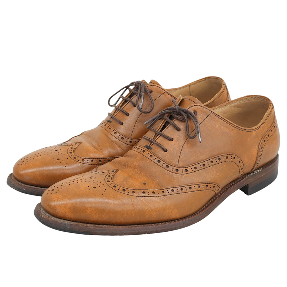 SCOTCH GRAIN スコッチグレイン ウィングチップ ドレスシューズ メンズ ブラウン 24 1/2 F-745 シューズ