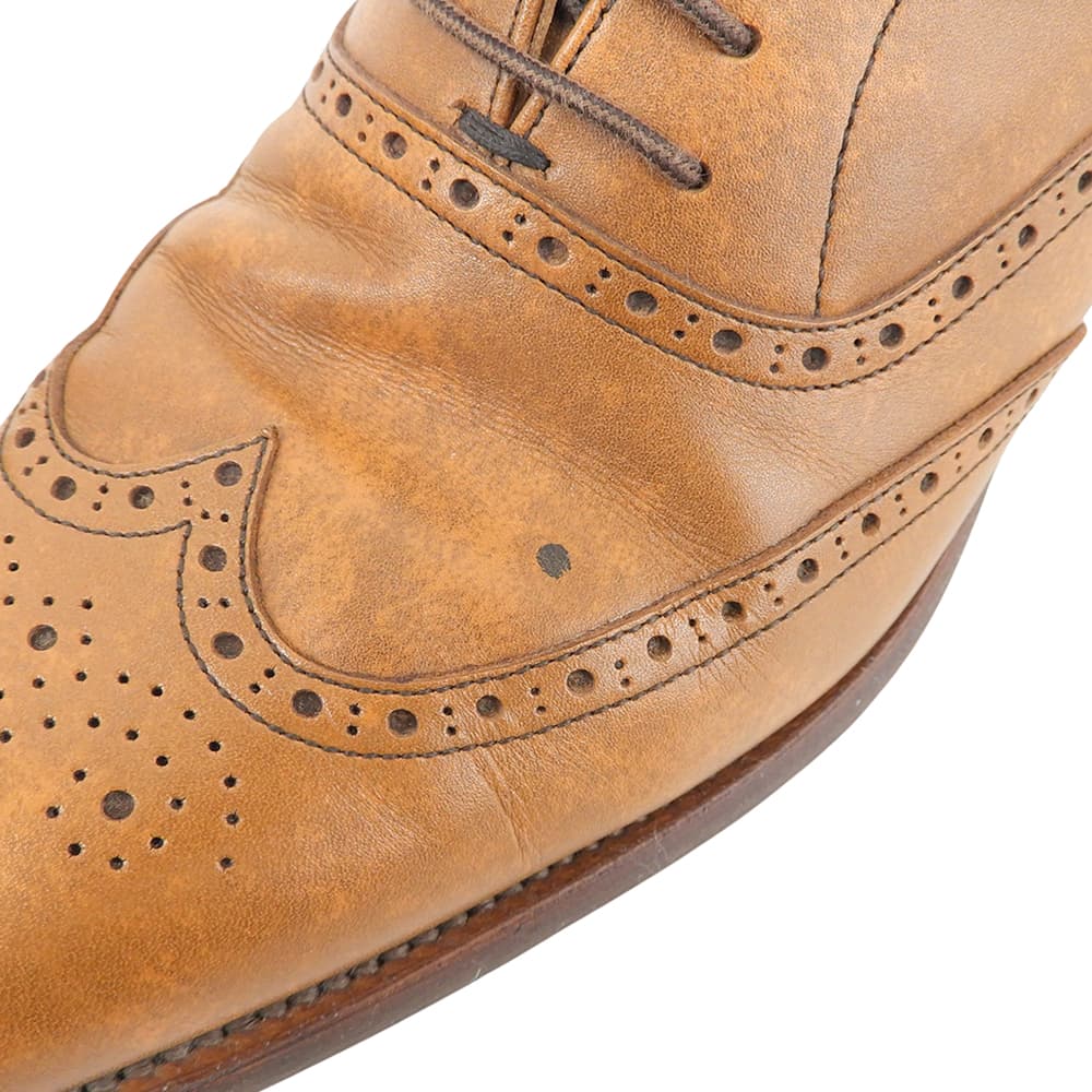 SCOTCH GRAIN スコッチグレイン ウィングチップ ドレスシューズ メンズ ブラウン 24 1/2 F-745 シューズ