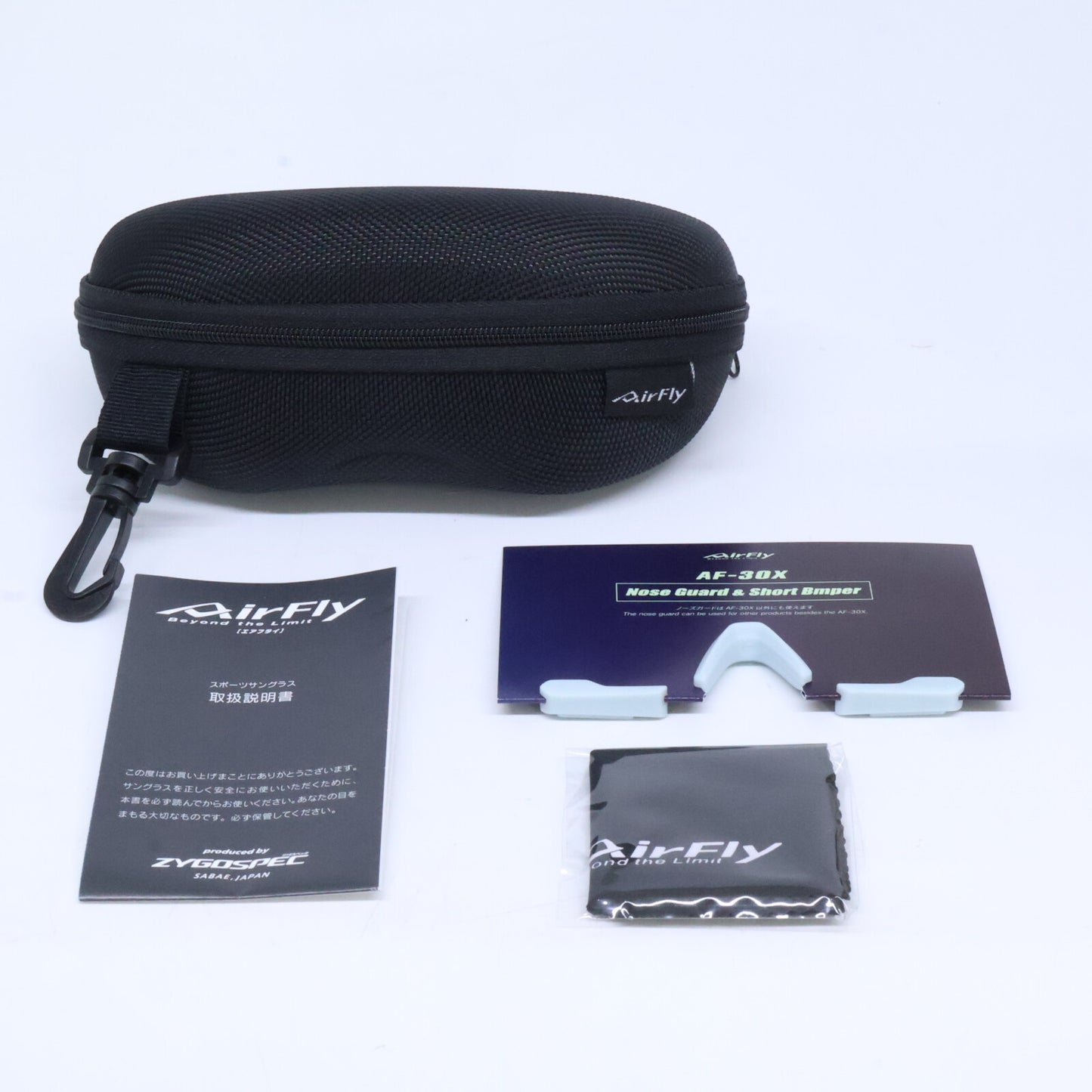 AirFly エアフライ 【美品】AF-30X C-12 ノーズパッドレス スポーツ サングラス
