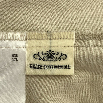 GRACE CONTINENTAL グレースコンチネンタル アイボリー コットン 五分袖シャツ トップス