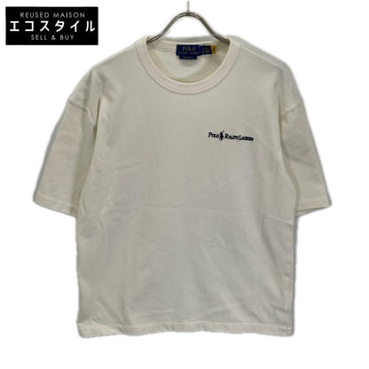 POLObyRalphLauren ポロラルフローレン ホワイト クルーネック ヘビーウェイト 半袖Tシャツ トップス