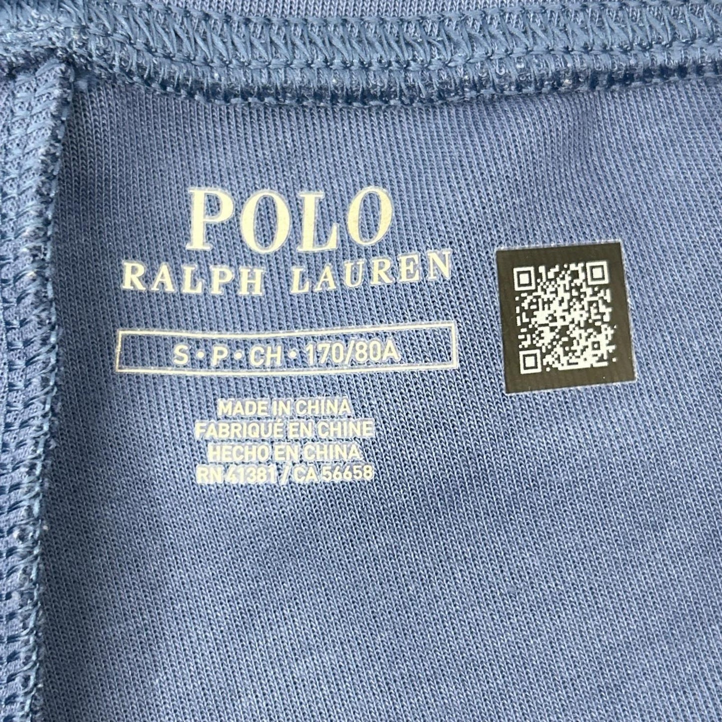 POLObyRalphLauren ポロラルフローレン ブルー ロゴエンボス ダブルニット ハーフパンツ ボトムス