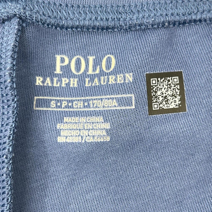 POLObyRalphLauren ポロラルフローレン ブルー ロゴエンボス ダブルニット ハーフパンツ ボトムス
