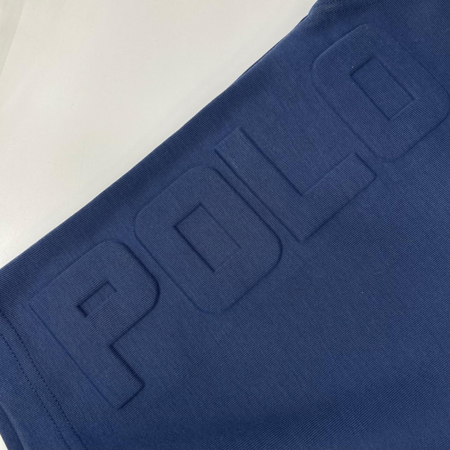POLObyRalphLauren ポロラルフローレン ブルー ロゴエンボス ダブルニット ハーフパンツ ボトムス