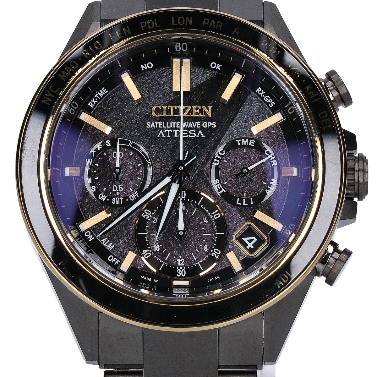 CITIZEN シチズン CC4078-51E ブラック アテッサ ACT line ブラックチタン エコドライブ 腕時計 腕時計