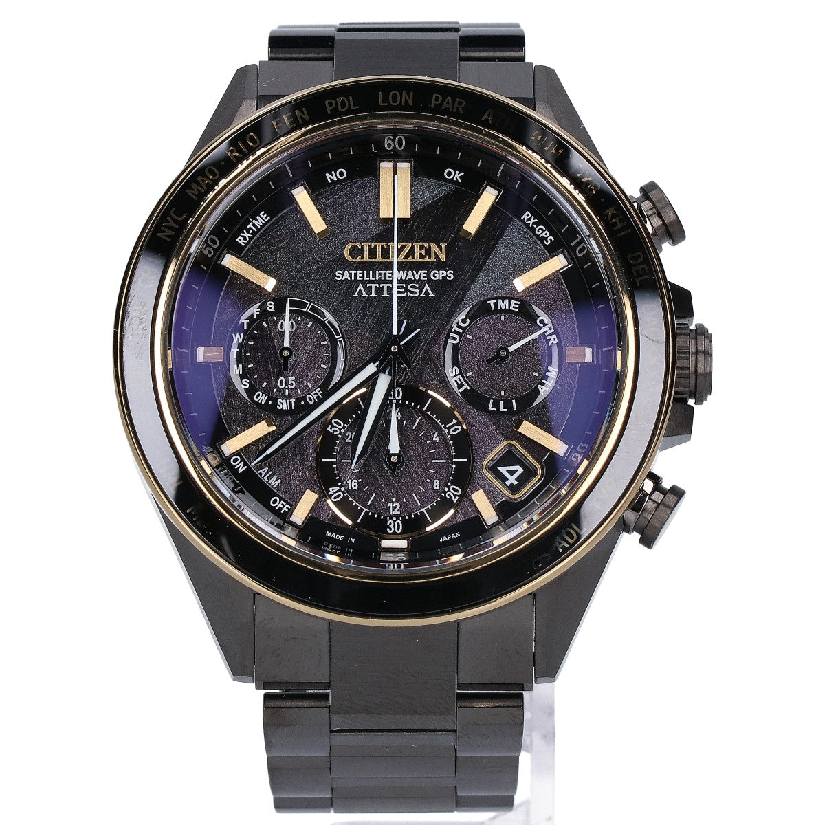 CITIZEN シチズン CC4078-51E ブラック アテッサ ACT line ブラックチタン エコドライブ 腕時計 腕時計
