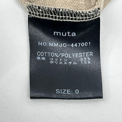 MUTA MARINE ムータマリーン ベージュ ペイントフレンチ ワンピース ワンピース