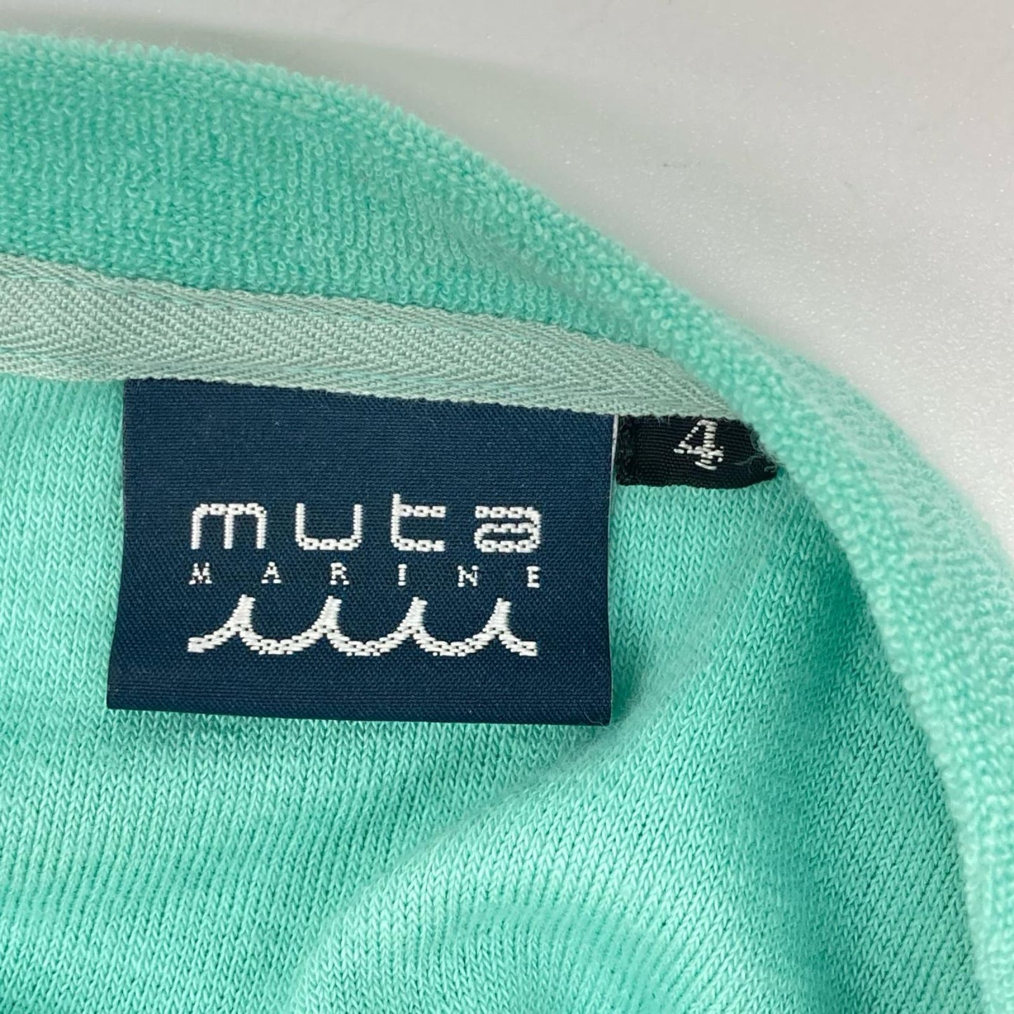 MUTA MARINE ムータマリーン グリーン ポケット付き パイルTシャツ トップス