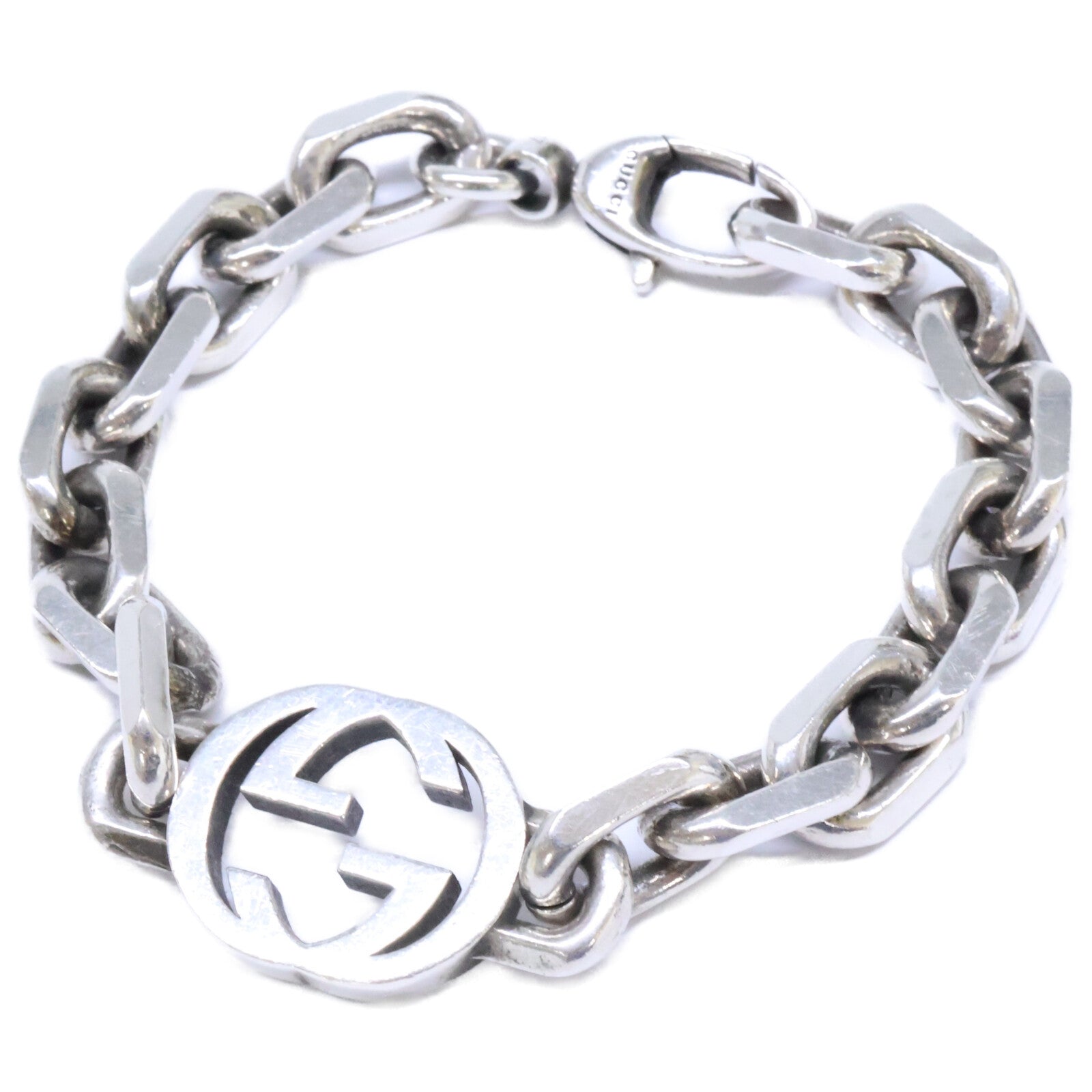 GUCCI グッチ Ag925 インターロッキングG ブレスレット