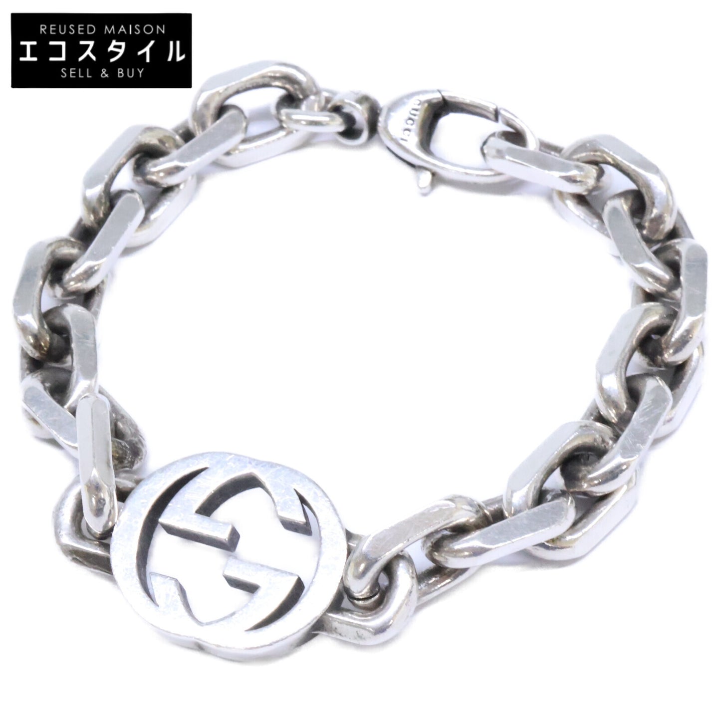 GUCCI グッチ Ag925 インターロッキングG ブレスレット