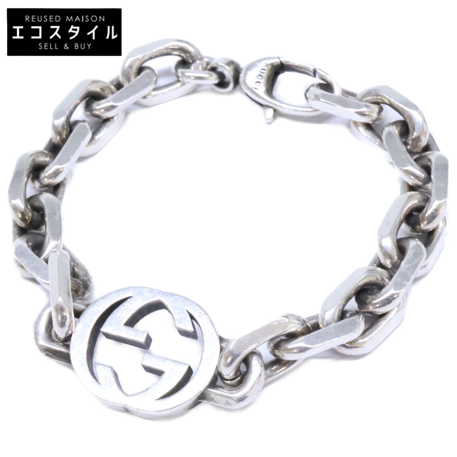GUCCI グッチ Ag925 インターロッキングG ブレスレット