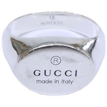GUCCI グッチ Ag925 トレードマーク オーバル リング 指輪