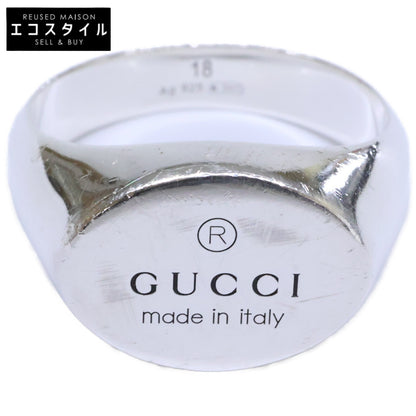 GUCCI グッチ Ag925 トレードマーク オーバル リング 指輪