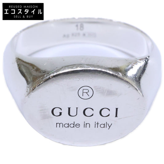GUCCI グッチ Ag925 トレードマーク オーバル リング 指輪