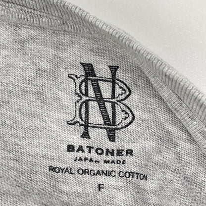 BATONER バトナー BN-25SL-061 グレー Tシャツ トップス
