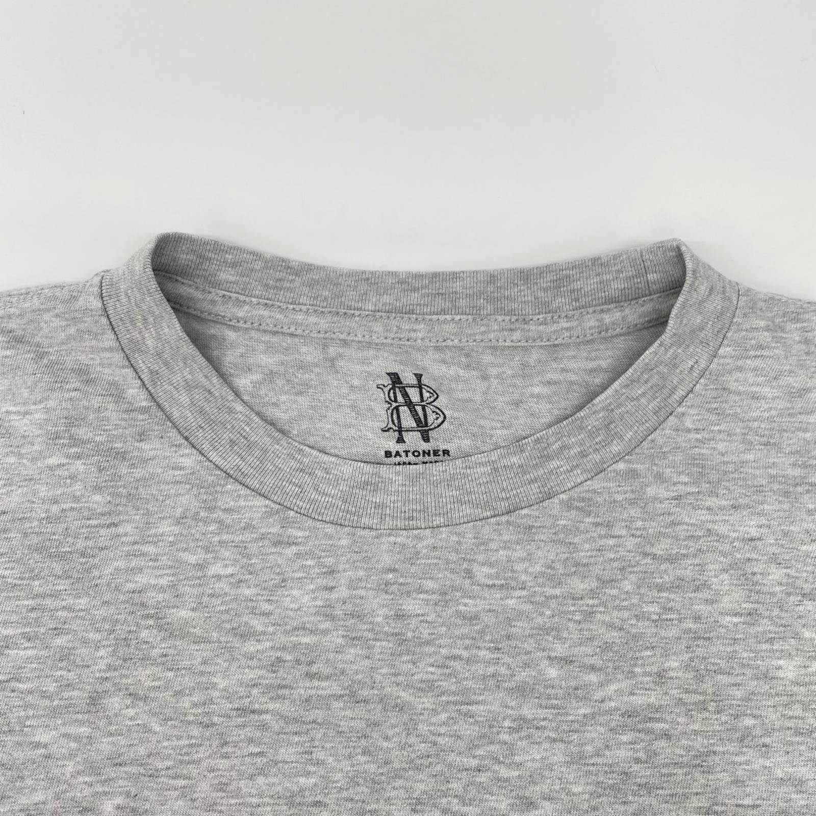 BATONER バトナー BN-25SL-061 グレー Tシャツ トップス