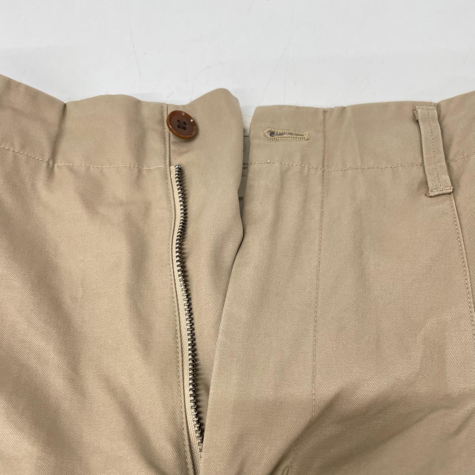 NIKKI ESSENTIAL PIECES ニッキエッセンシャルピーシーズ ベージュ Finx Twill 1-tuck Wide Trousers ボトムス