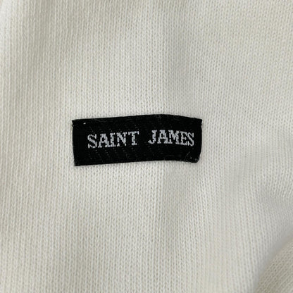 SAINT JAMES セントジェームス ホワイト ウェッソン ボートネック ロングスリーブ シャツ トップス