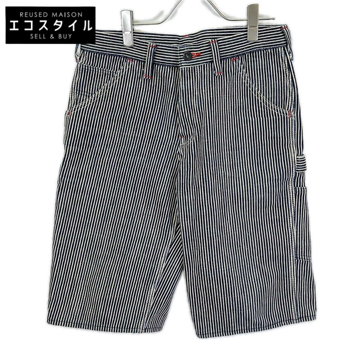 SAMURAI JEANS サムライジーンズ SM310DX-HC2 ヒッコリーペインターデニム ハーフパンツ ボトムス