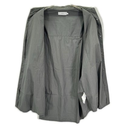 Graphpaper グラフペーパー グレー BROAD L/S OVERSIZED REGULAR COLLAR SHIRT トップス