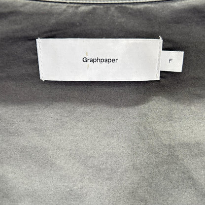 Graphpaper グラフペーパー グレー BROAD L/S OVERSIZED REGULAR COLLAR SHIRT トップス