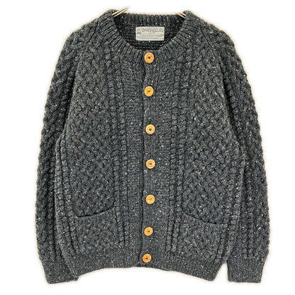 Inverallan インバーアラン チャコール ウール 4A GOLFER CARDIGAN トップス
