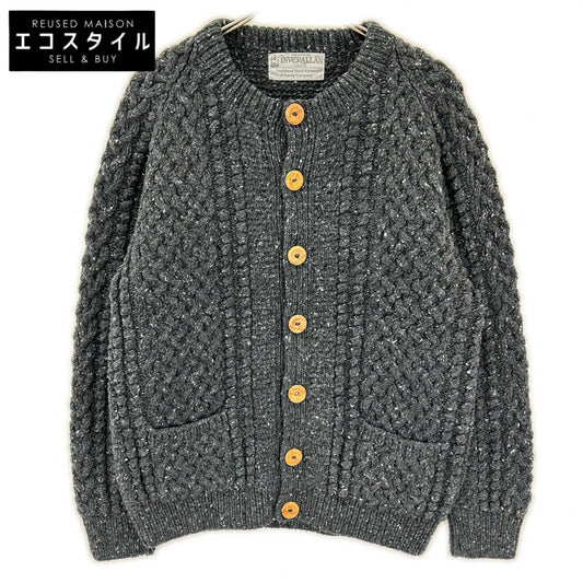 Inverallan インバーアラン チャコール ウール 4A GOLFER CARDIGAN トップス