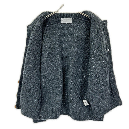 Inverallan インバーアラン チャコール ウール 4A GOLFER CARDIGAN トップス