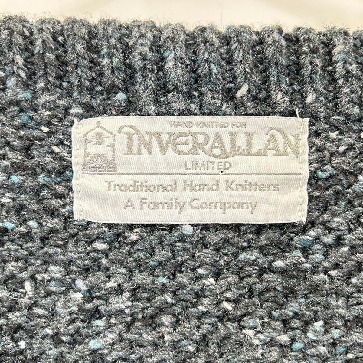Inverallan インバーアラン チャコール ウール 4A GOLFER CARDIGAN トップス