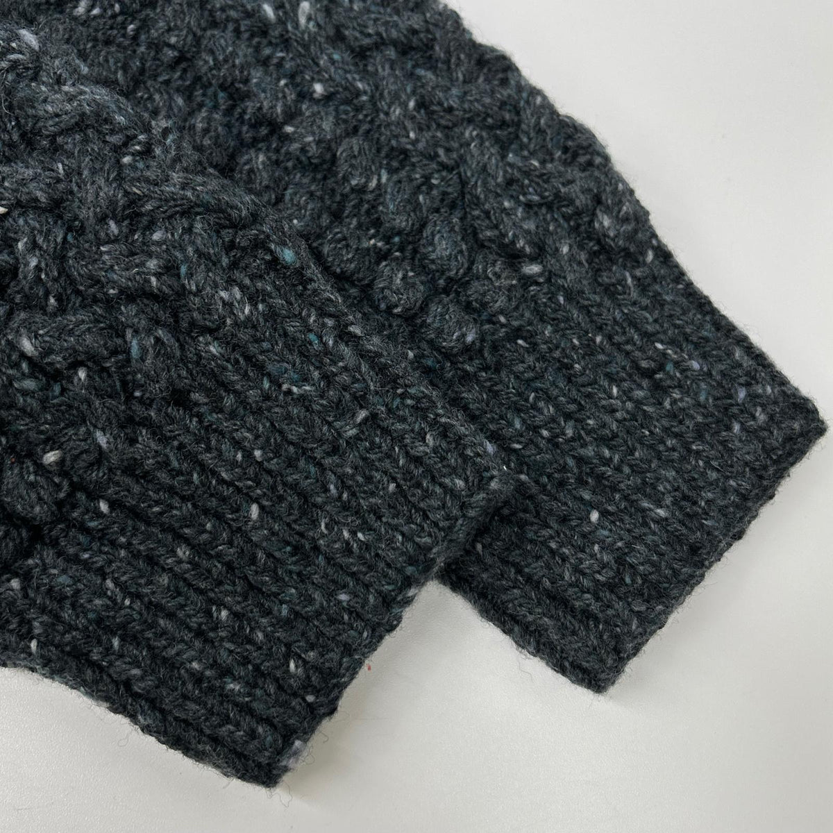 Inverallan インバーアラン チャコール ウール 4A GOLFER CARDIGAN トップス