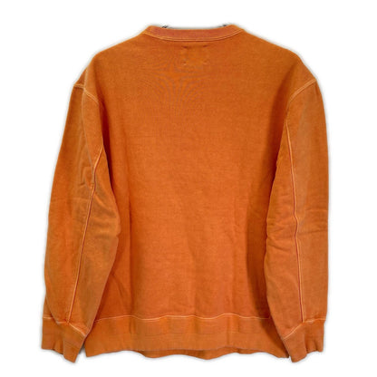 M.I.D.A. M.I.D.A. orange pigment-dyed sweatshirt tops