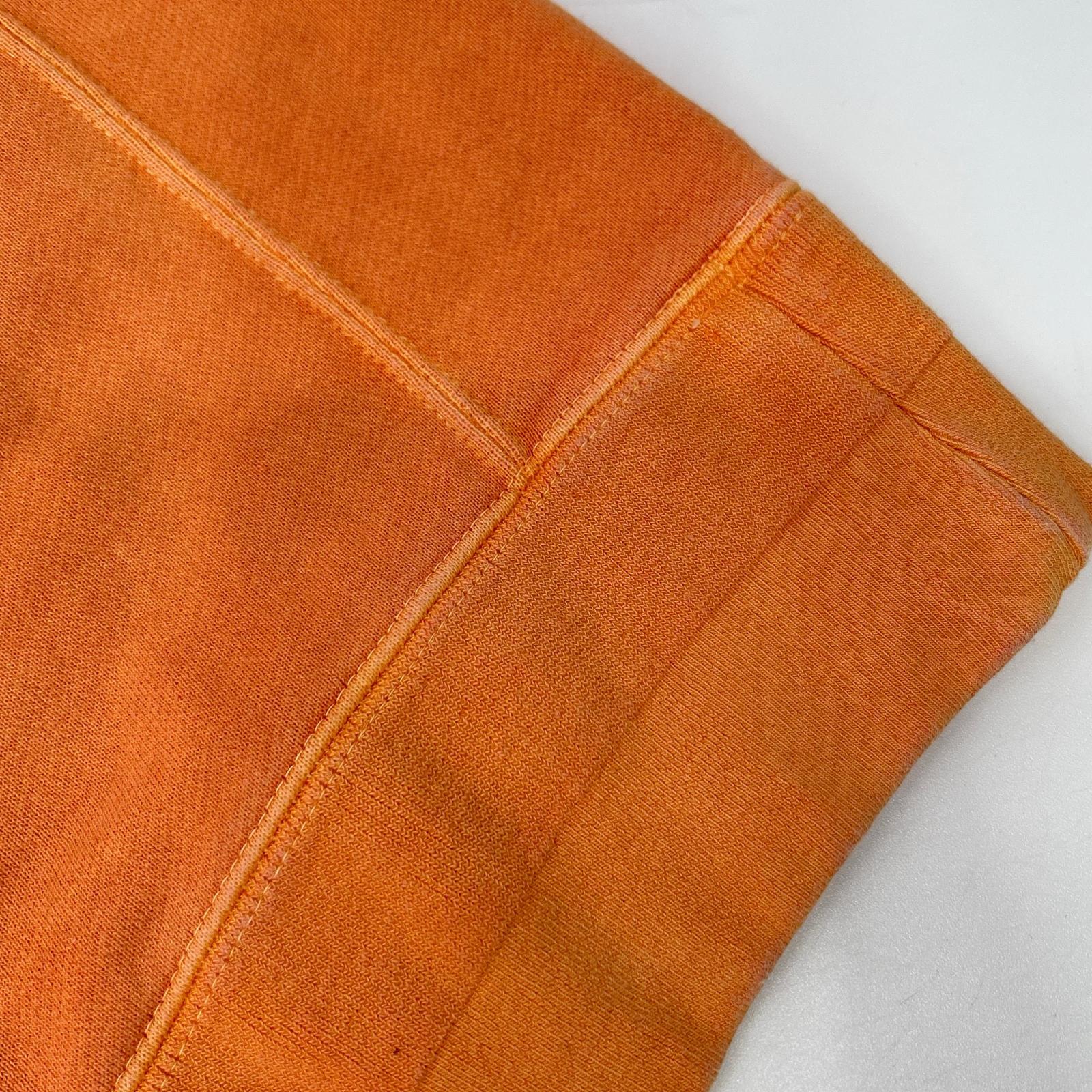 M.I.D.A. M.I.D.A. orange pigment-dyed sweatshirt tops