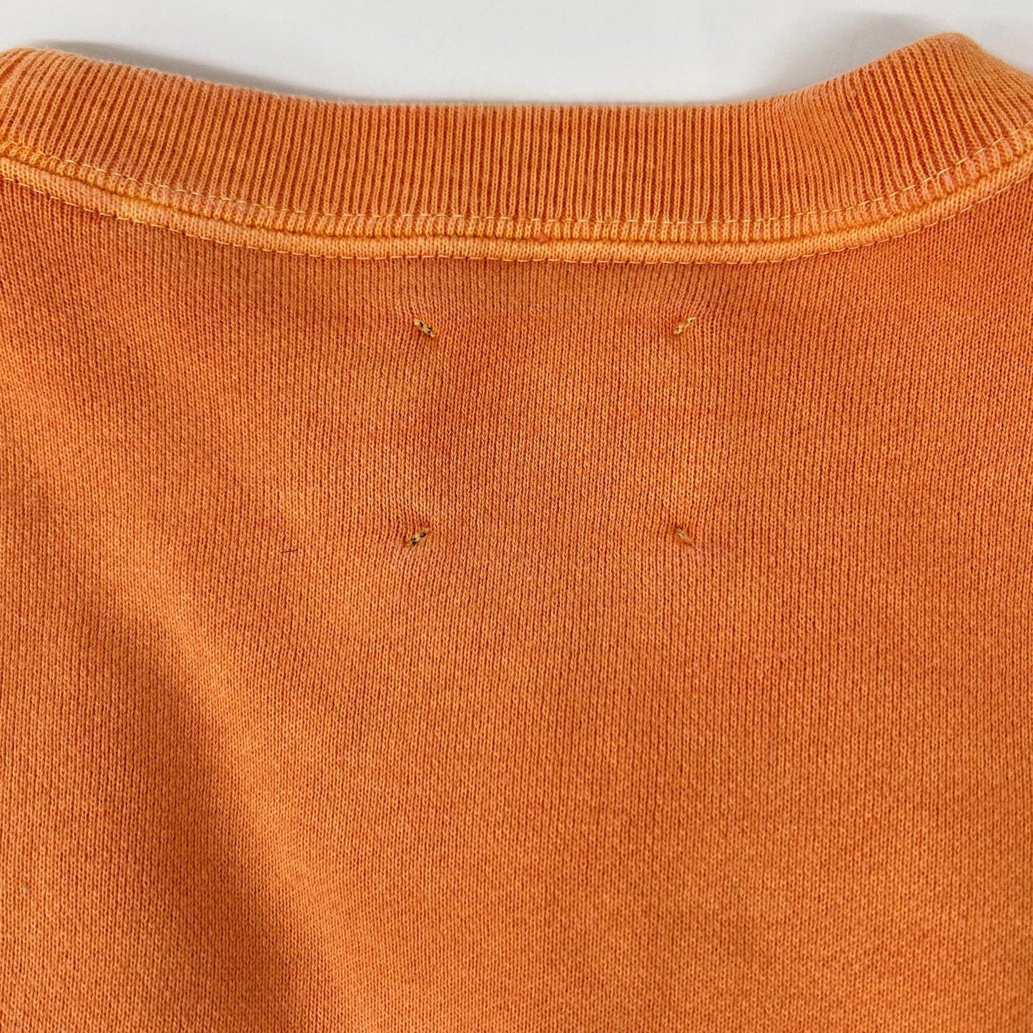 M.I.D.A. M.I.D.A. orange pigment-dyed sweatshirt tops