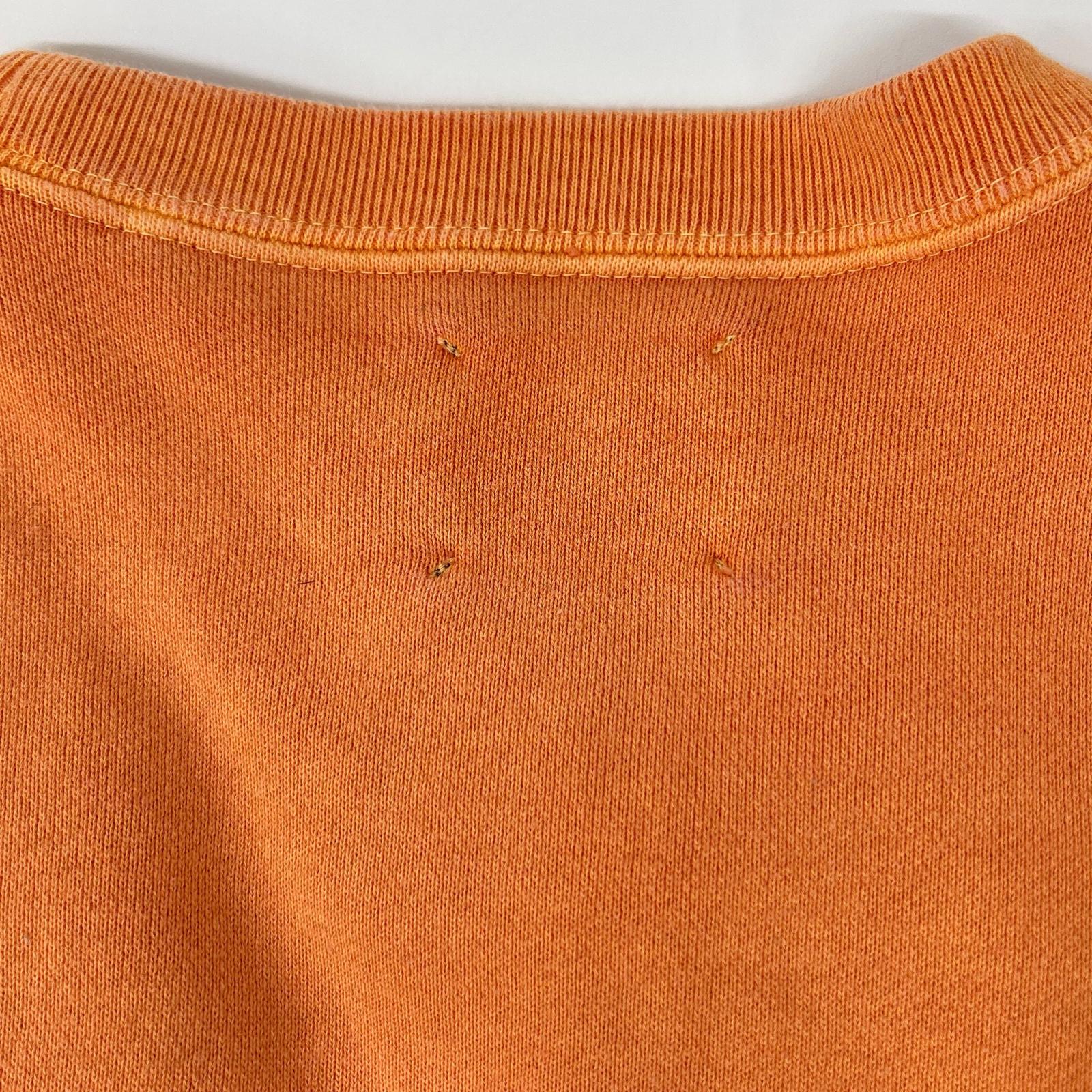M.I.D.A. M.I.D.A. orange pigment-dyed sweatshirt tops