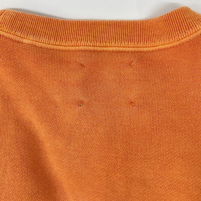 M.I.D.A. M.I.D.A. orange pigment-dyed sweatshirt tops