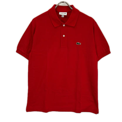 Lacoste ラコステ L1212AL レッド 鹿の子 ポロシャツ トップス