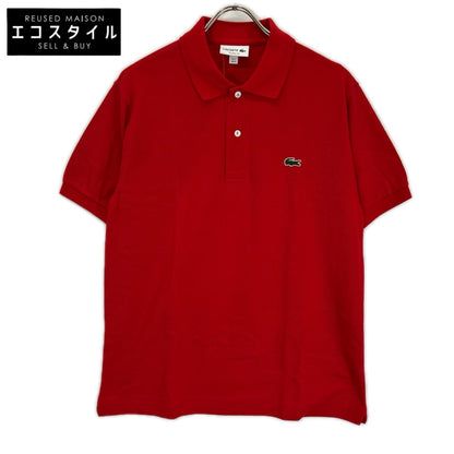 Lacoste ラコステ L1212AL レッド 鹿の子 ポロシャツ トップス
