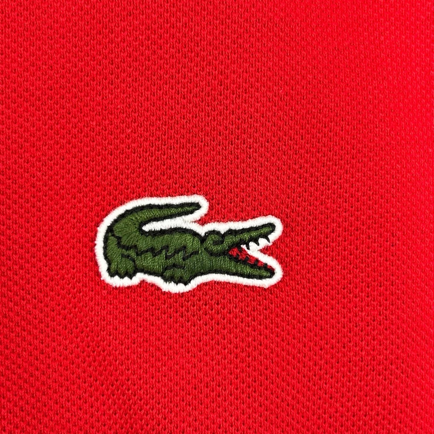 Lacoste ラコステ L1212AL レッド 鹿の子 ポロシャツ トップス